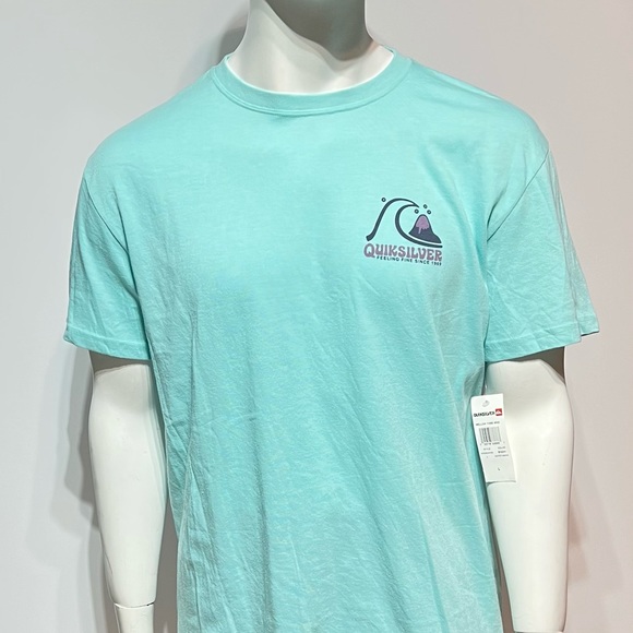 Quiksilver Mellow Tone Mod Woven men L T-shirt new NWT - Picture 3 of 12